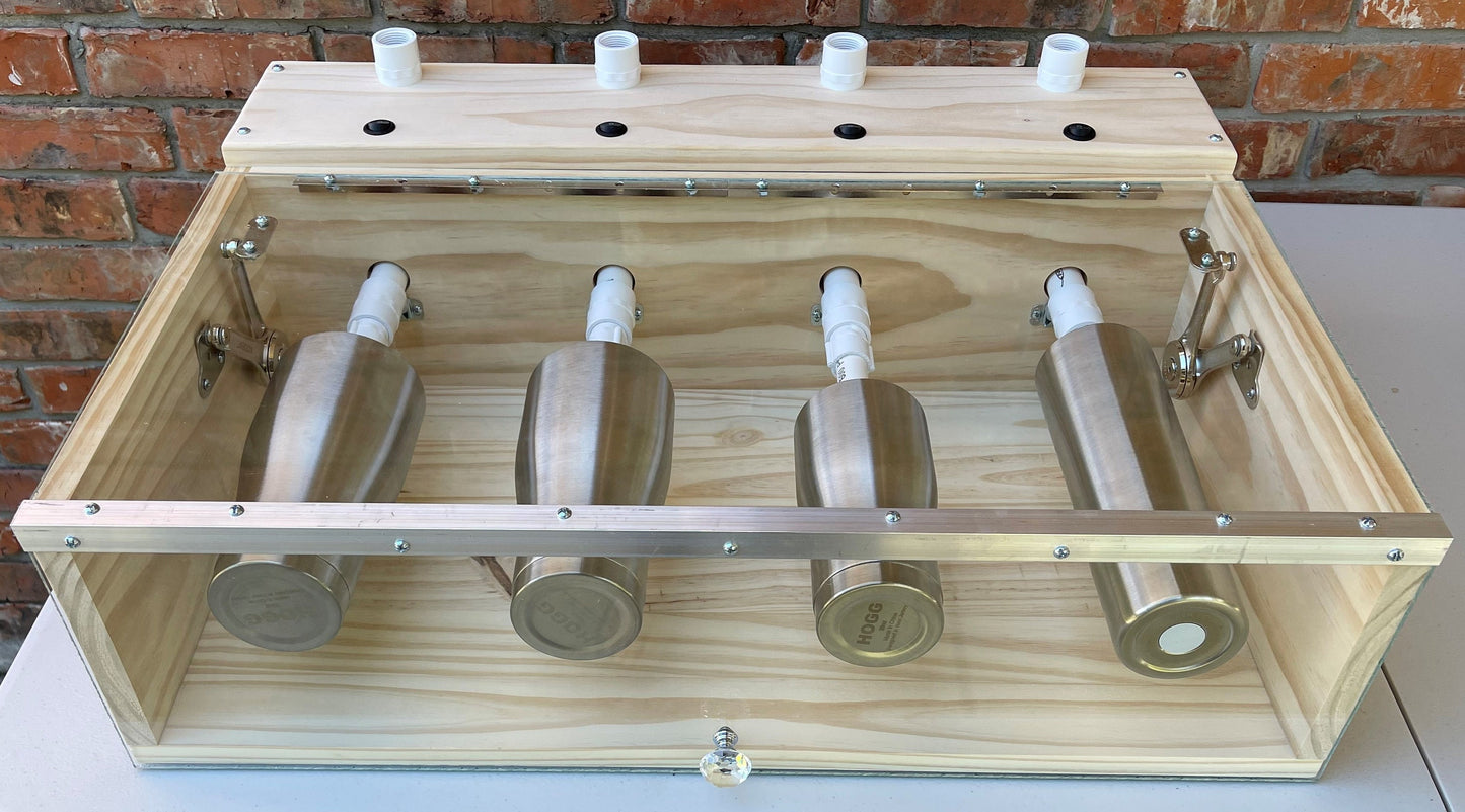 Covered Four Cup Turner - Tumbler Turner